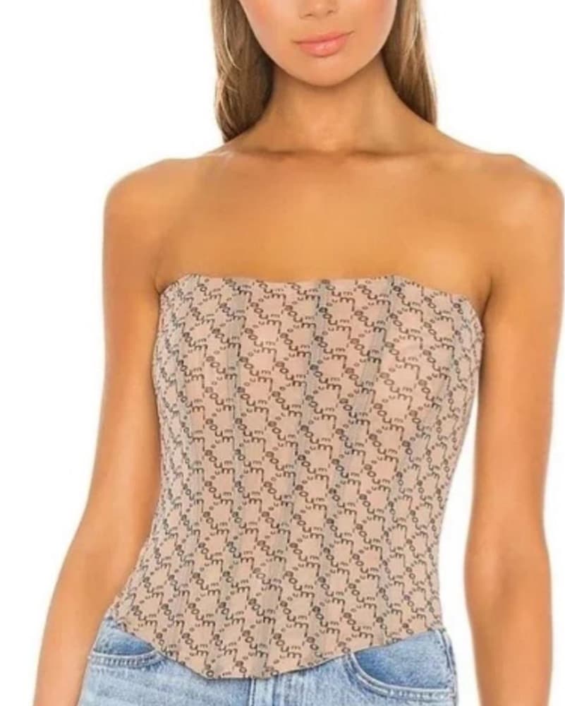 Miaou Monogram Peri Corset top - Image 1