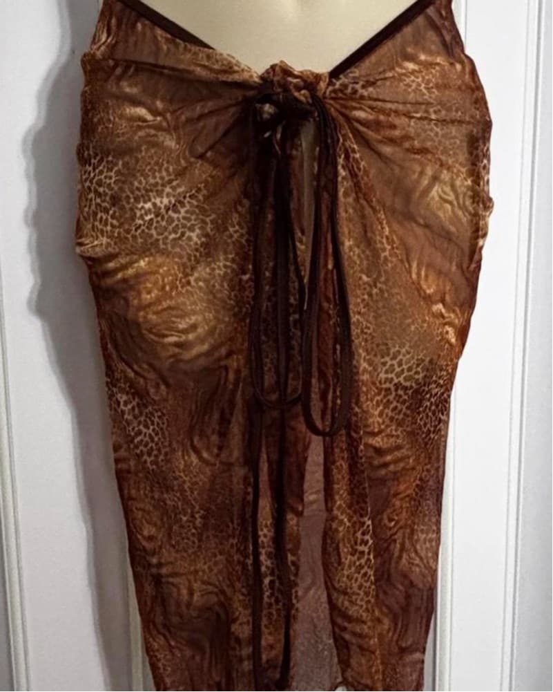 Playboy Animal Print Coverup - Image 1