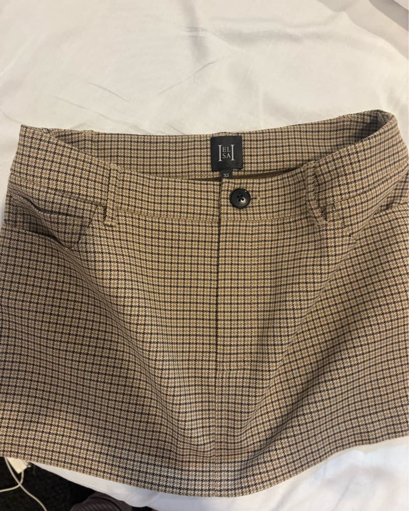 Helsa Plaid Skirt - Image 3