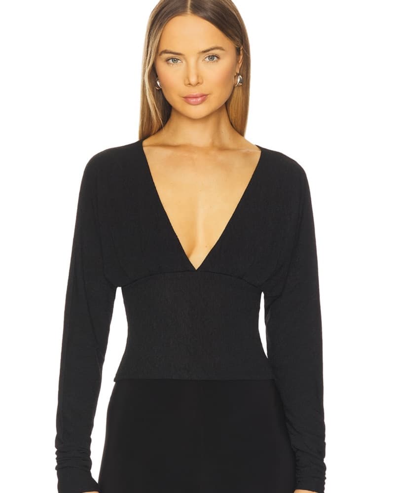 Superdown Black Long Sleeve - Image 1