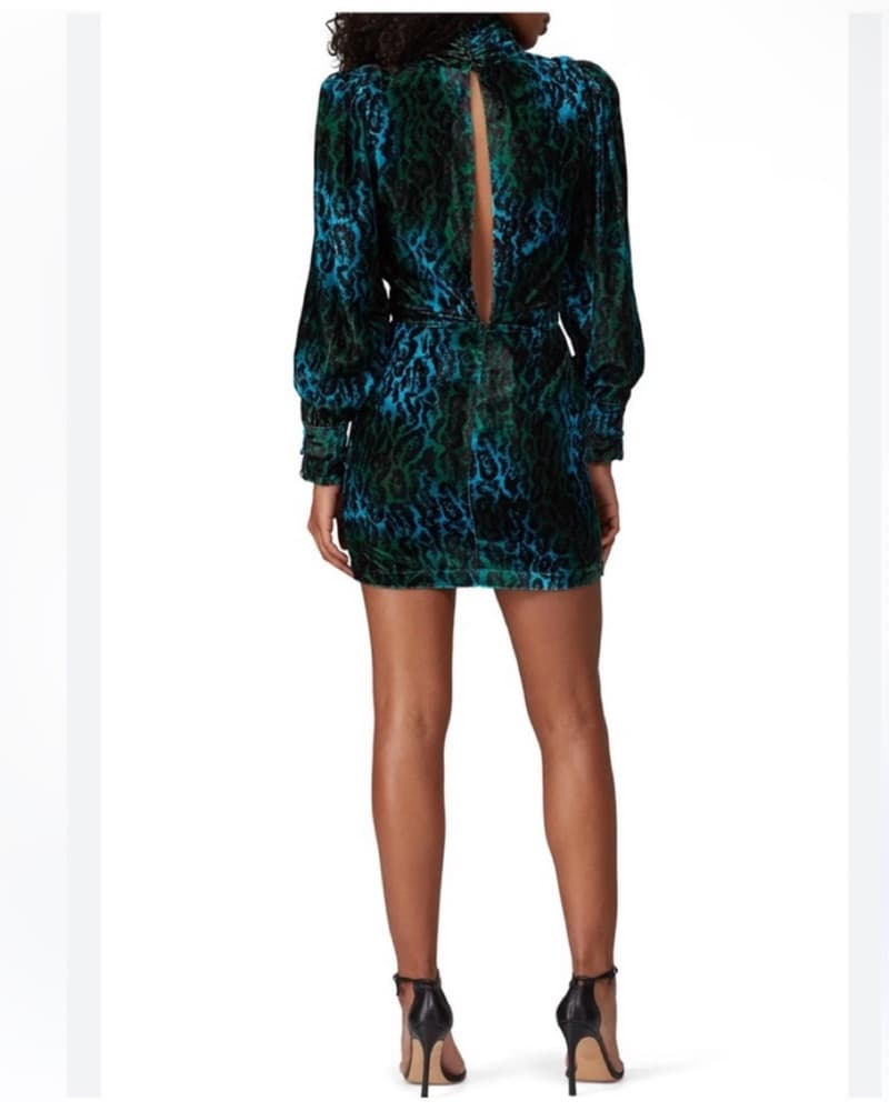 Vibrant Leopard Print Mini Dress - Image 2