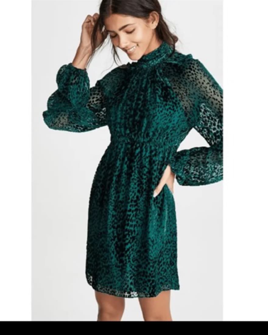 Green Mini Dress  - Image 1