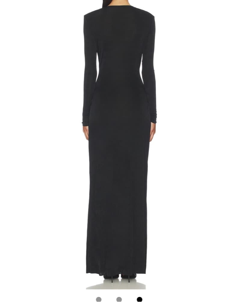 Seroya Deep V Neckline Dress - Image 3