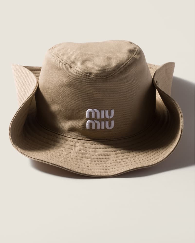 Miu Miu Khaki Cowboy Drill Hat - Image 6