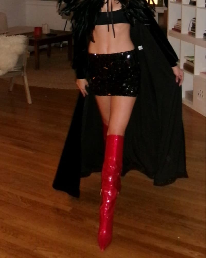 Red Patent Boots - Image 2