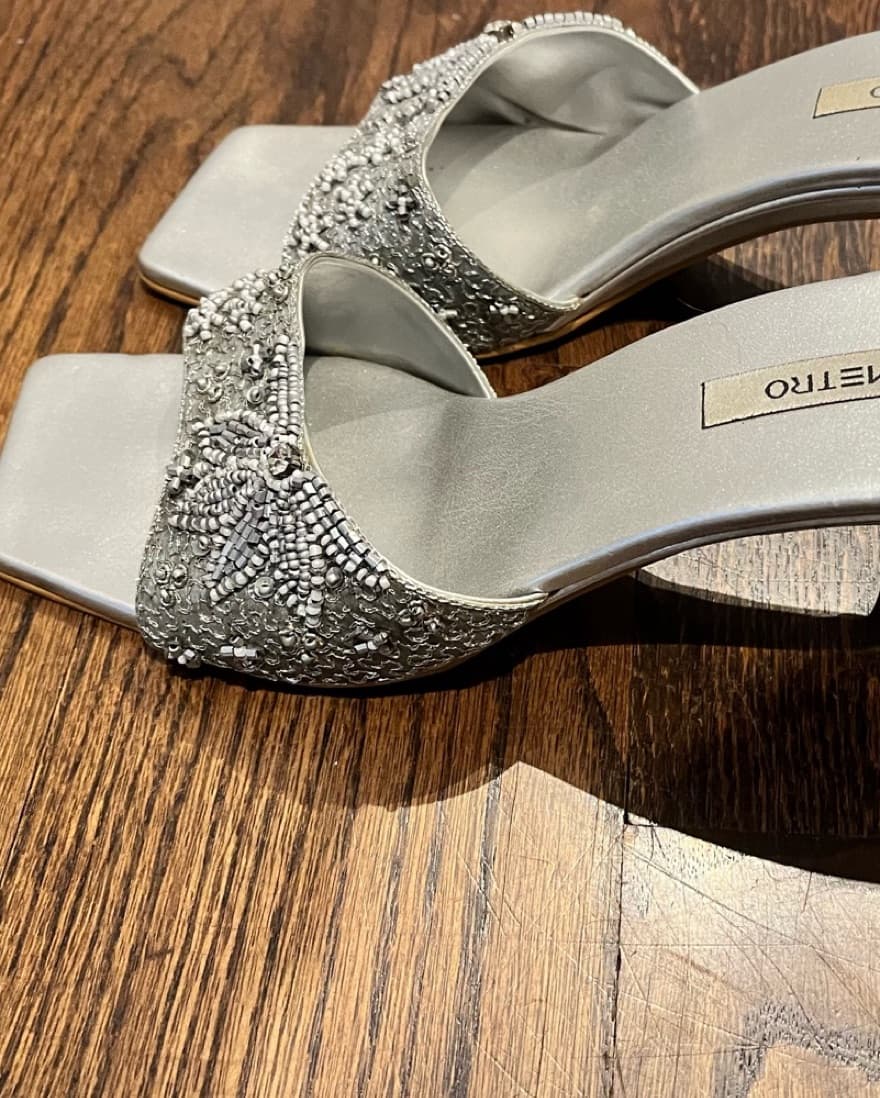 Glamorous Silver Shoes - Image 1