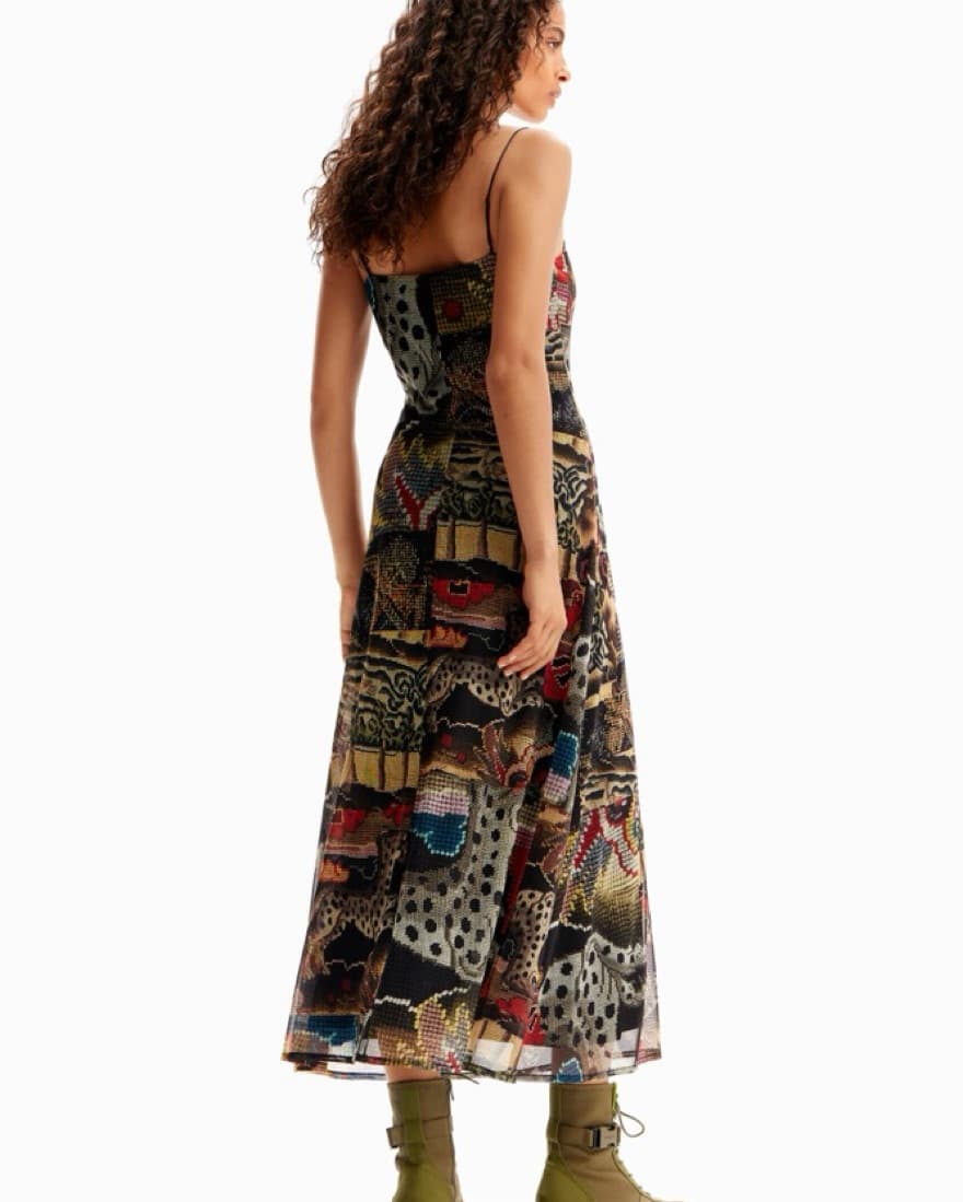 Tapestry/Patchwork Western Dress - Image 2