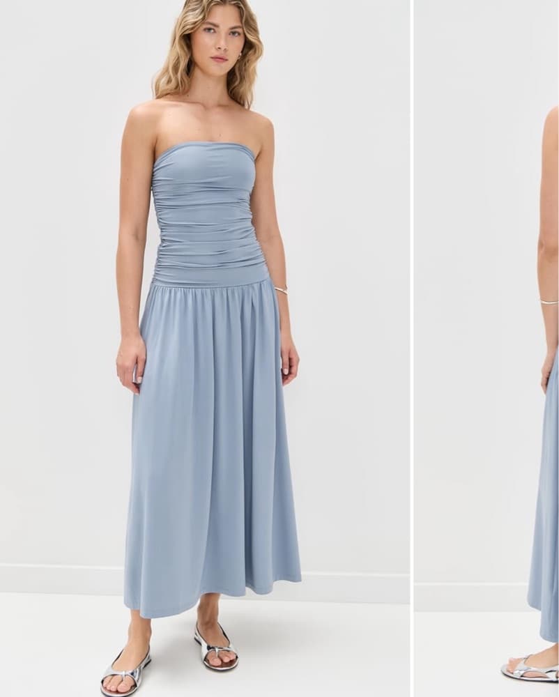 Santal Dress NIA Slate Blue - Image 1