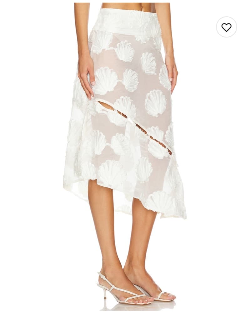 Scattered Shells Midi Skirt - Image 3