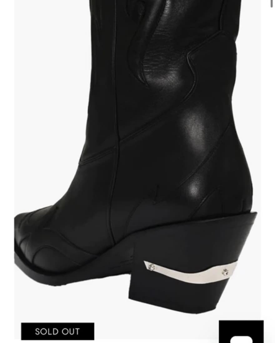 Anine Bing Tall Cowboy Boots  - Image 3
