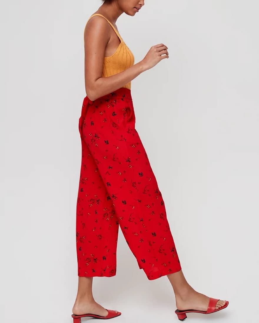 Wilfred Aritzia Pants Flame Scarlet - Image 4