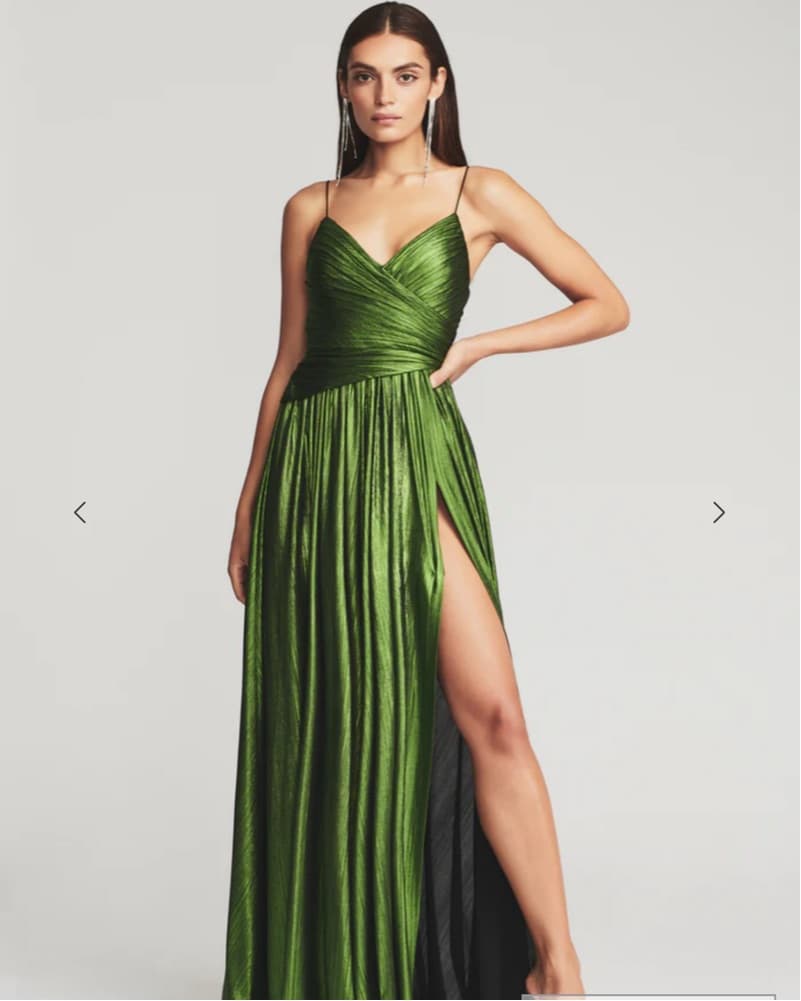 Retrofete Green Doss Formal Dress - Image 2