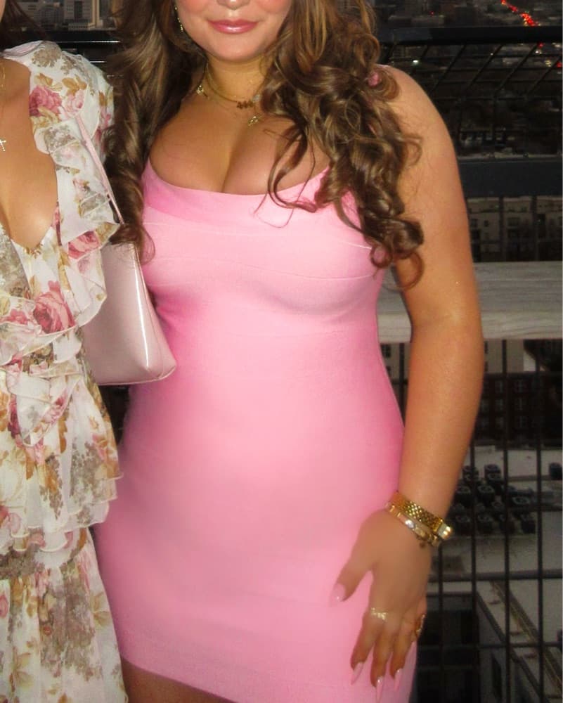 Pink Bandage Mini Dress - Image 5