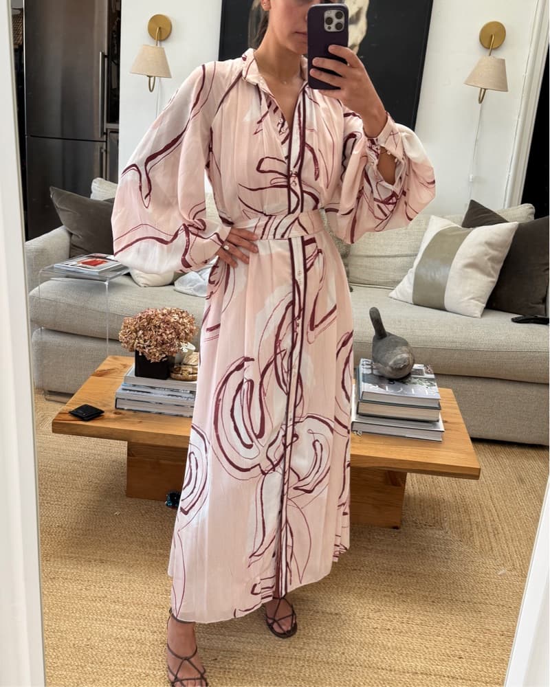 Aje Beatrice Pleated Midi - Image 1