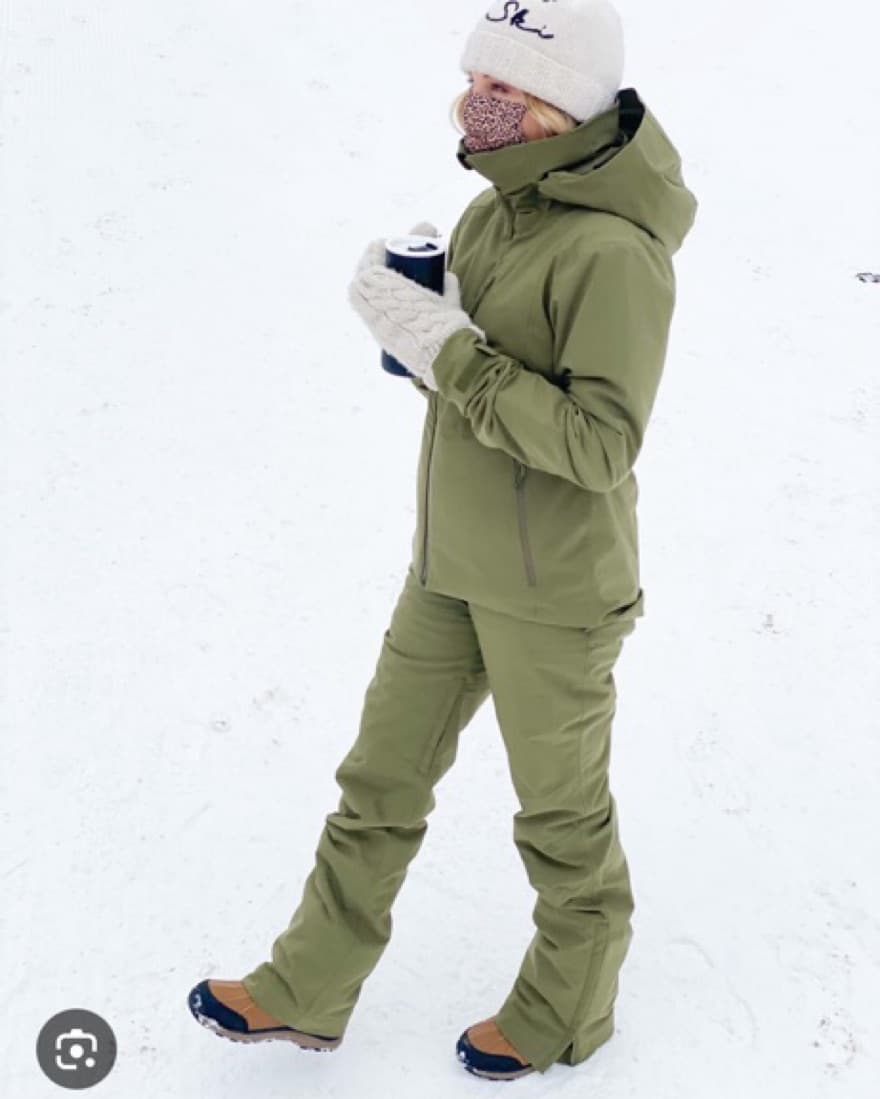 Halfdays Olive Ski Set Ski Jacket - Image 2