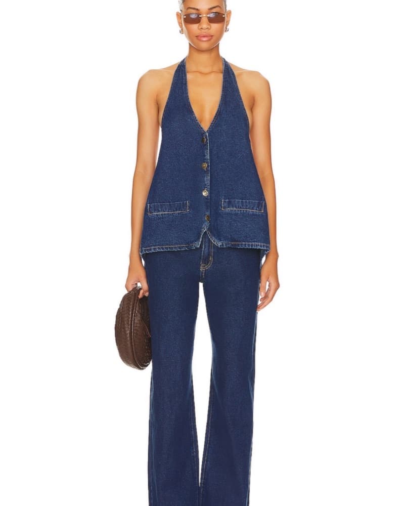 Lioness Denim Halter Top - Image 4