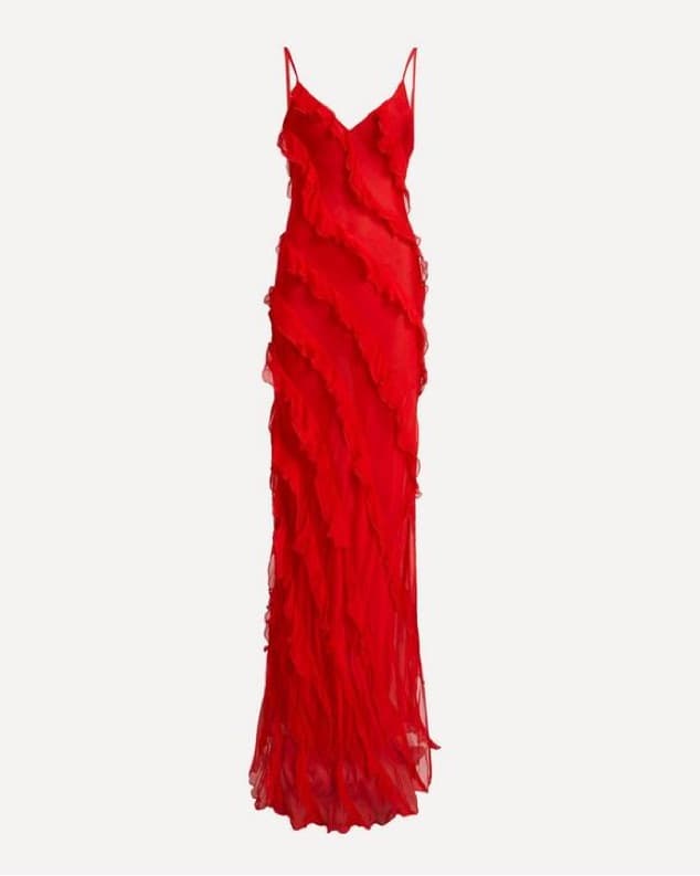 Cecelia Silk Chiffon Maxi Dress - Image 1
