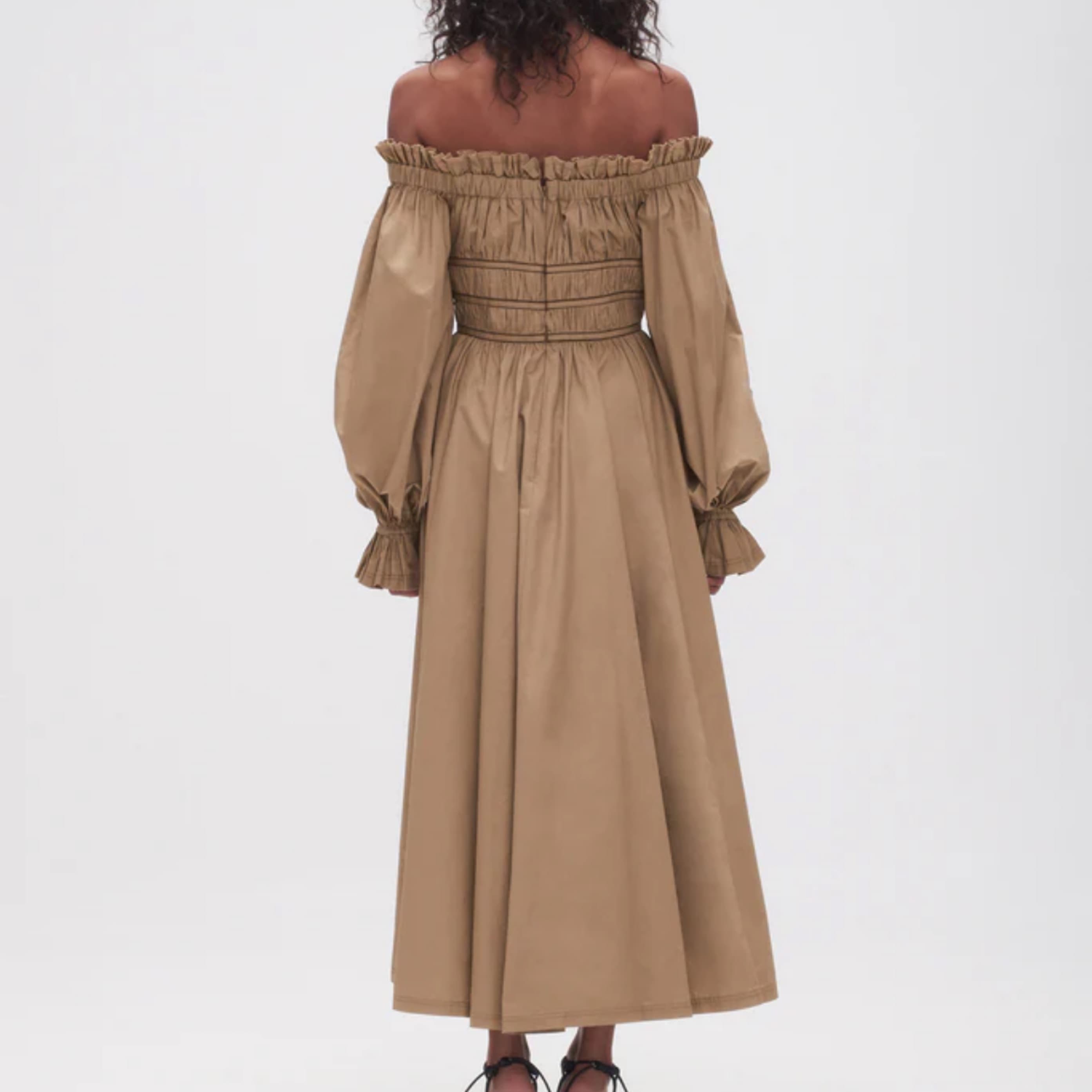 Aje Wattle Off Shoulder Midi Dress  - Image 4