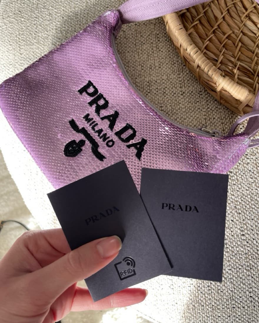 Prada Sequin Purse - Image 2