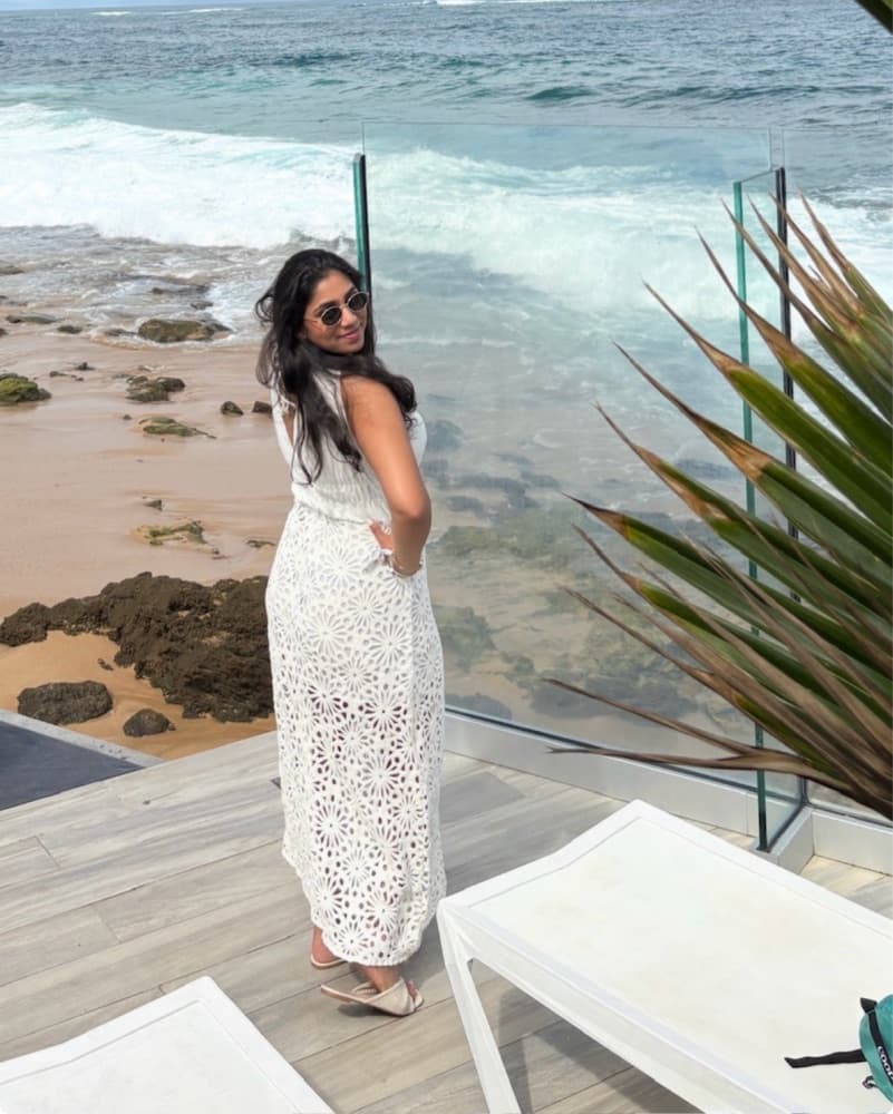 Amy Lynn Linen And Crochet Maxi Dress - Image 3