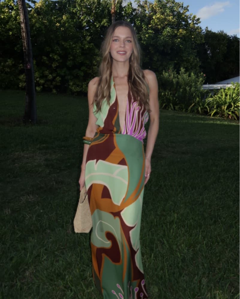 Johanna Ortiz Halter Silk Dress - Image 2