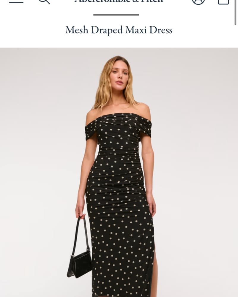 Abercrombie & fitch Polka Dot Maxi Dress - Image 1