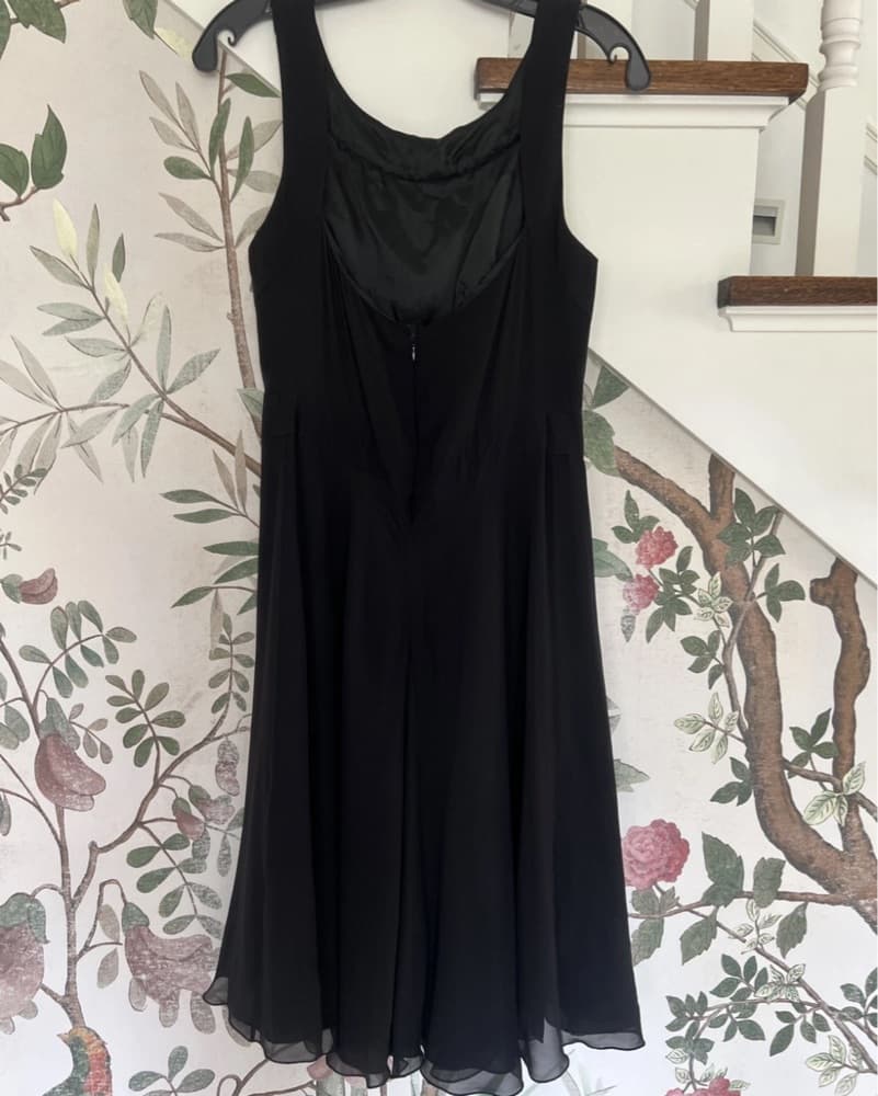 Moschino Chic Layered Dress 100% Silk - Image 5