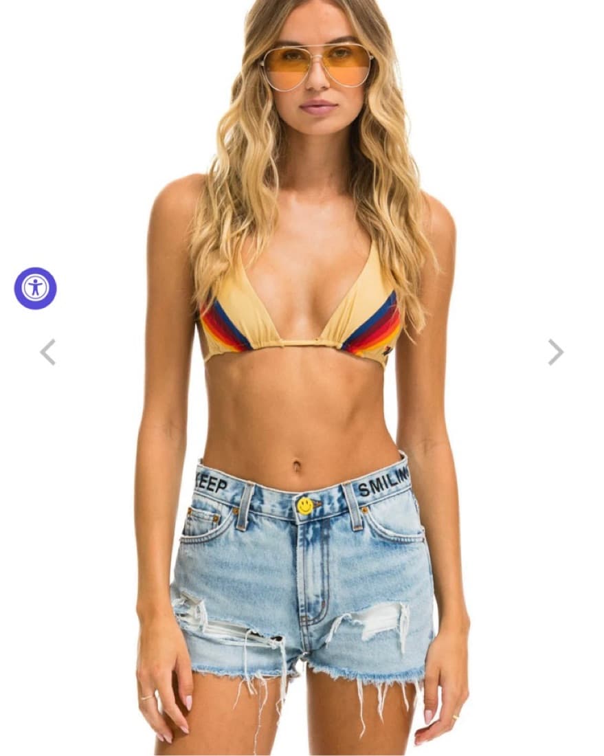 Aviator Nation / KEEP SMILING Shorts - Image 2