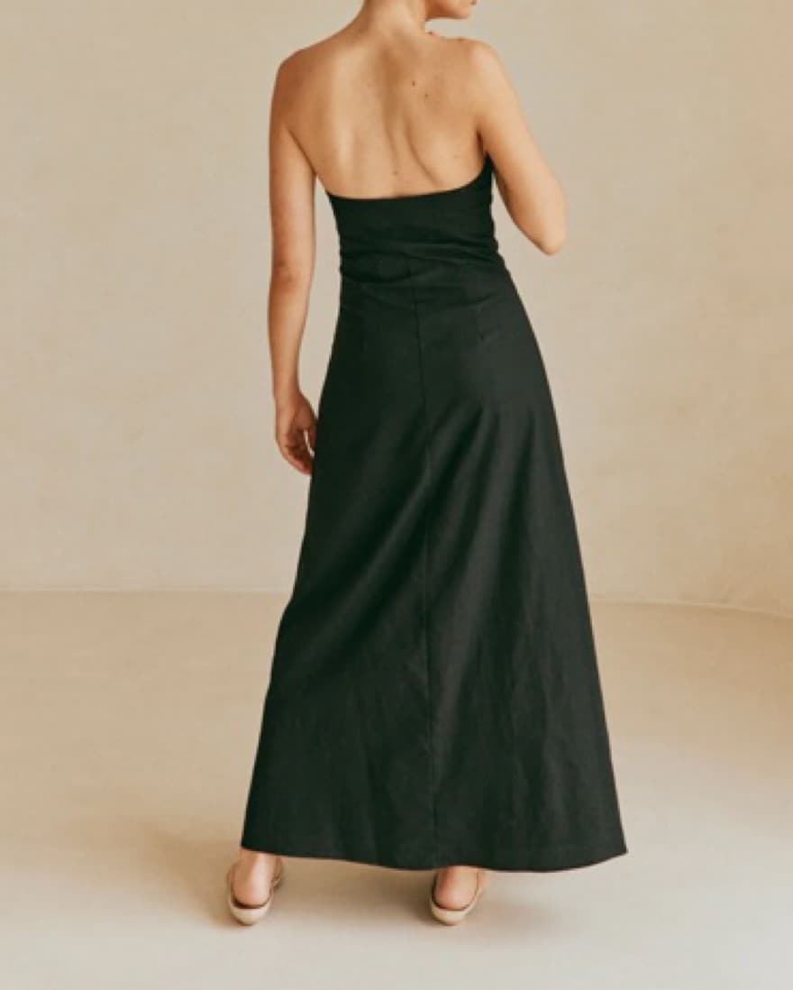 SABO Black Strapless Dress - Image 2