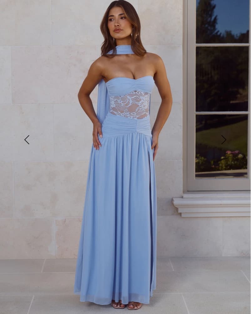 Favorite Luxury Strapless Maxi Dress - Image 1