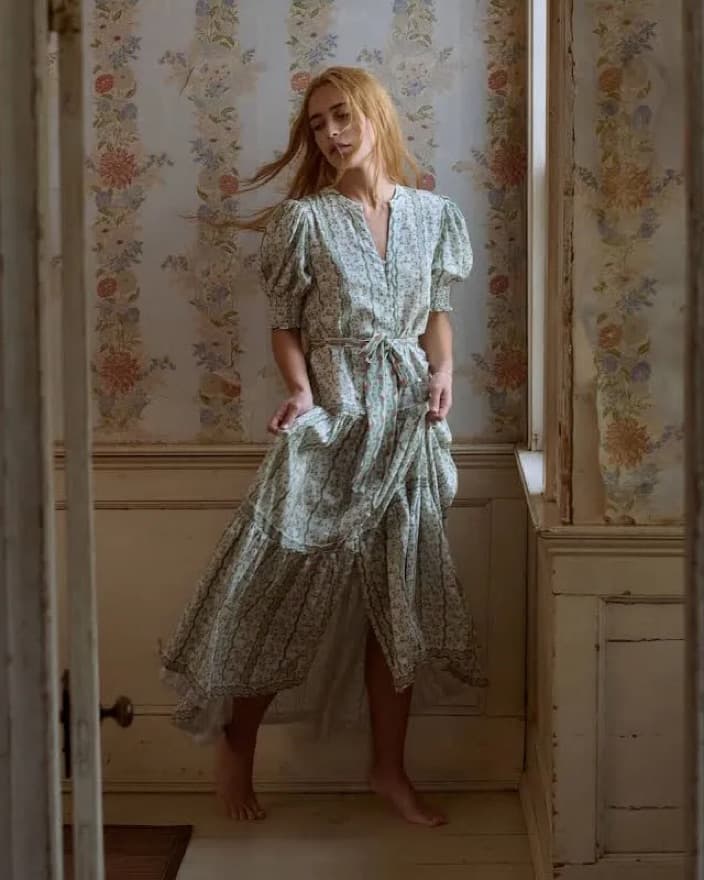 Hill House Yara Short Sleeve Dress - Image 4