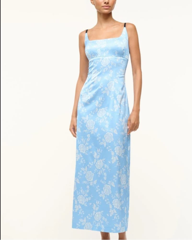 Staud Carol Dress Blue Rose - Image 3