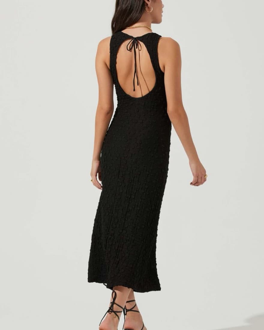 Black Astr The Label Midi Dress - Image 2