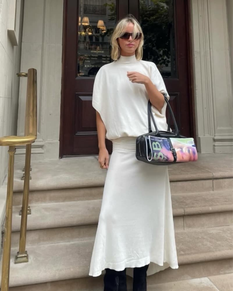 arakii mist midi dress 🤍 - Image 3