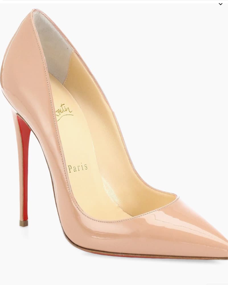 Christian Louboutin Nude Stilettos - Image 1