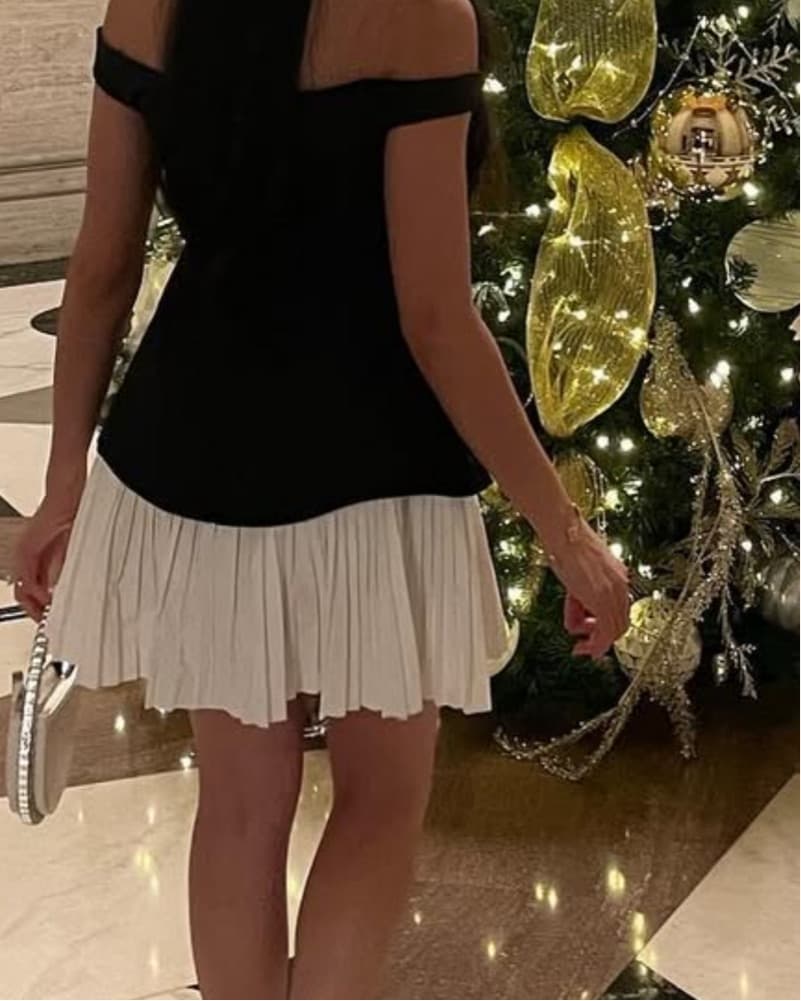 Odd Muse Off-Shoulder Dress - Image 4