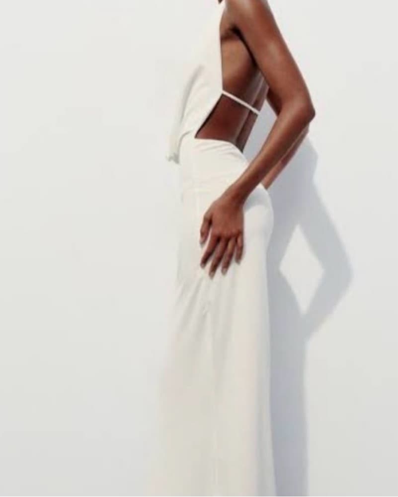 Zara Backless Low Cut Dress - Image 3