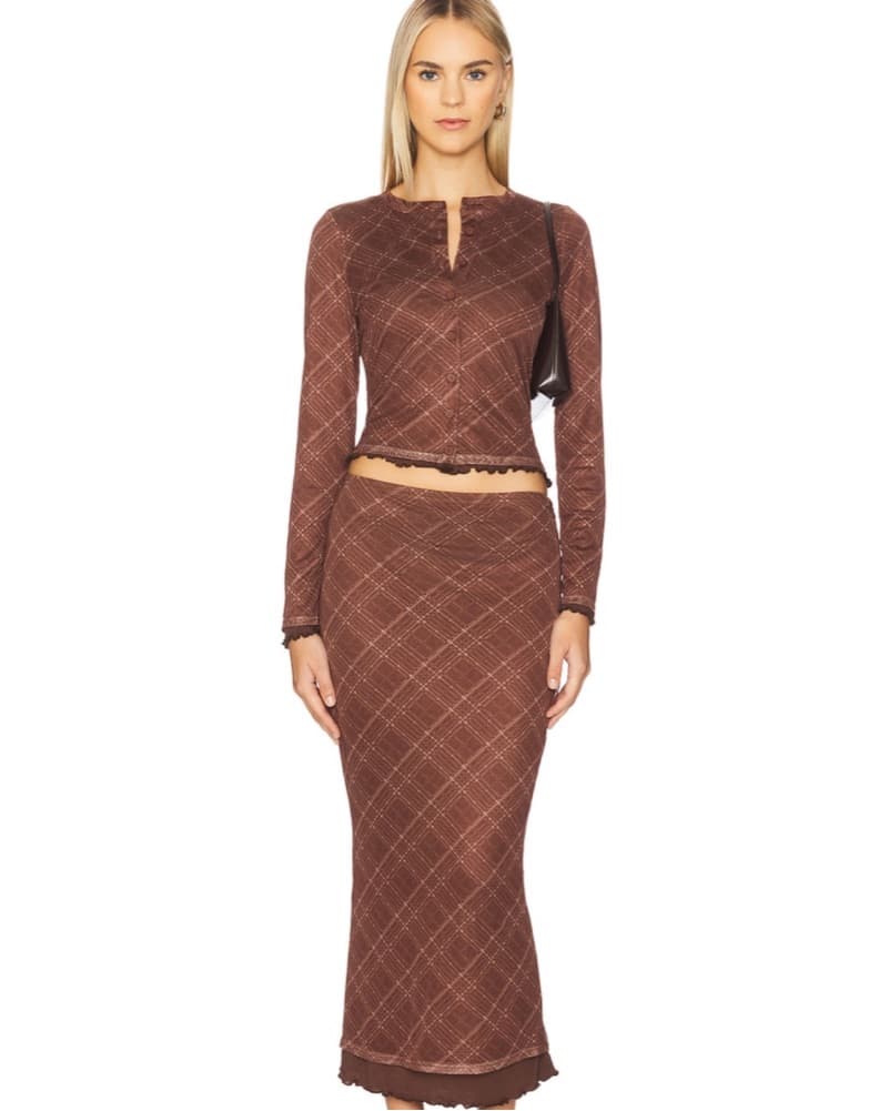 Plaid Brown Set - Image 2