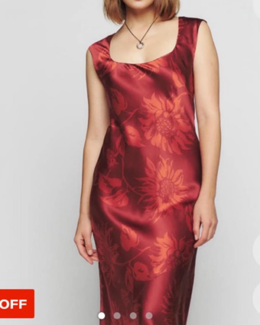 Reformation Hendrix Silk Dress  - Image 1