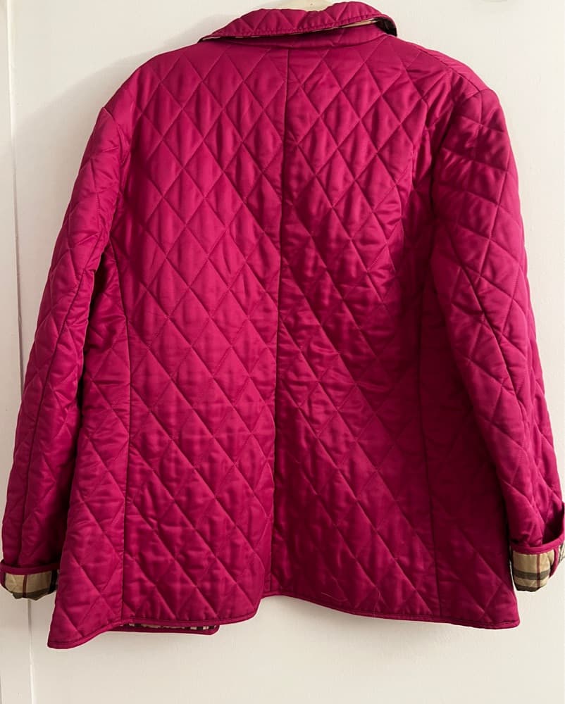 Burberry Pink Quilted Jacket - Vintage - Image 5