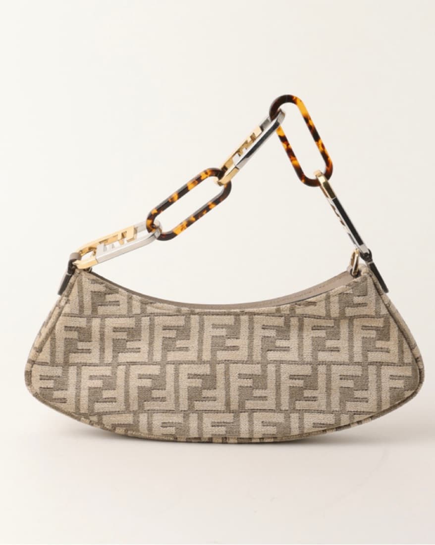 FENDI O’LOCK SWING BAG IN TAN - Image 1