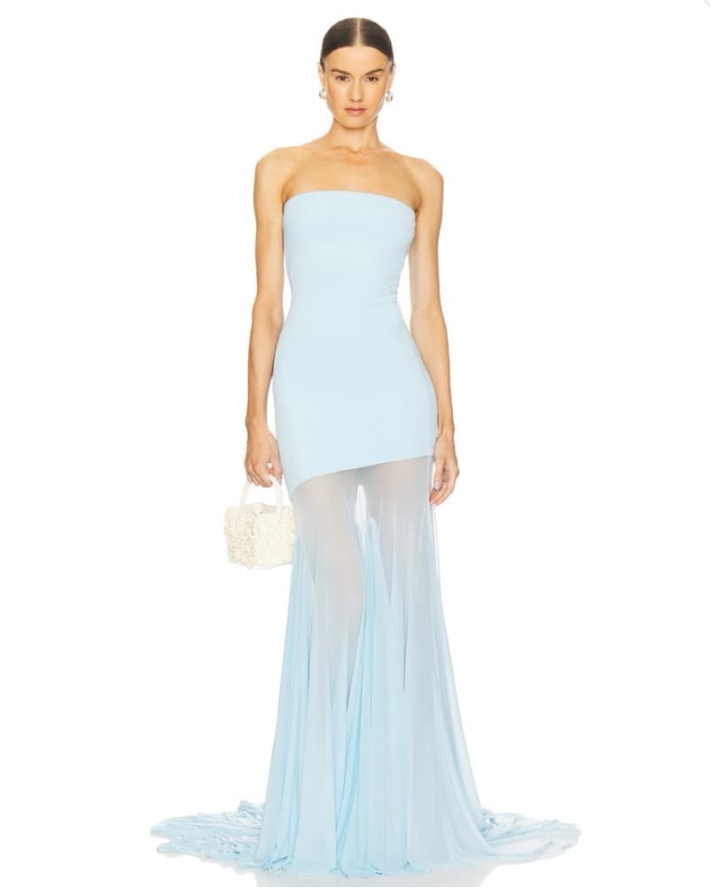 Deme By Gabriella Blue Gown  - Image 1