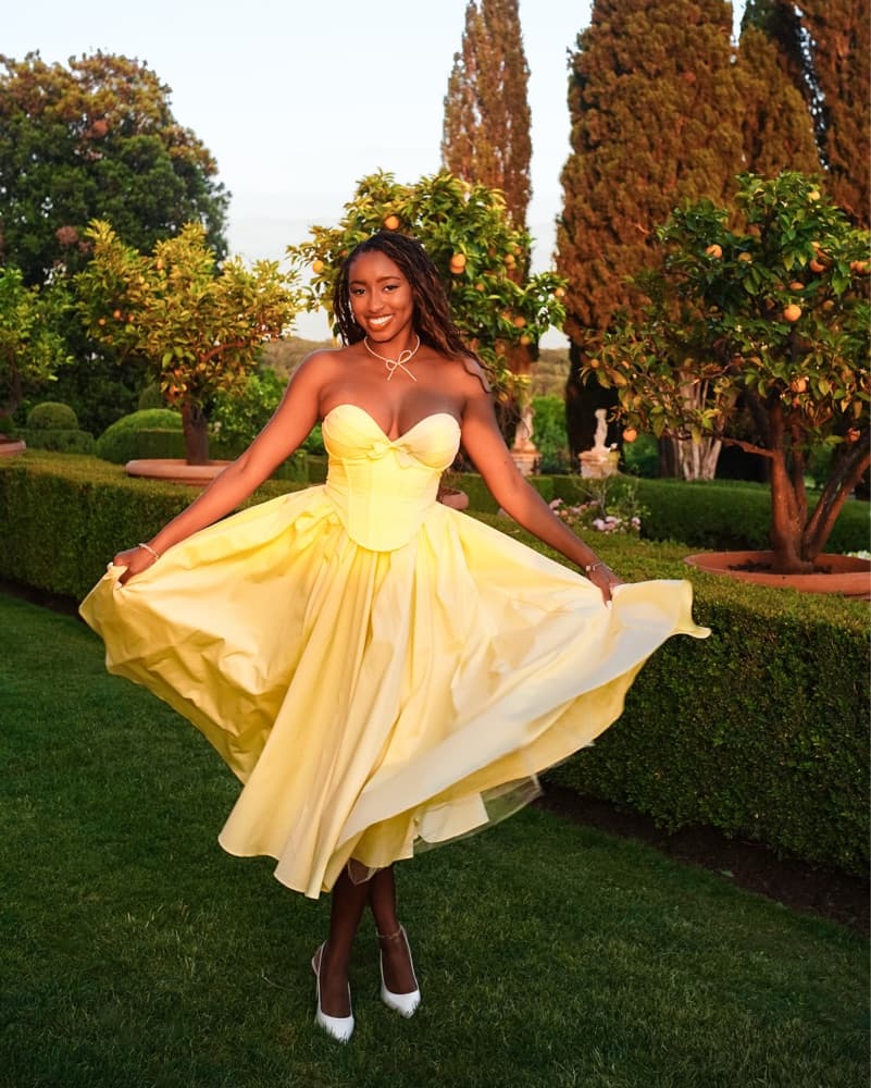 Yello Formal Midi Dress - Image 1