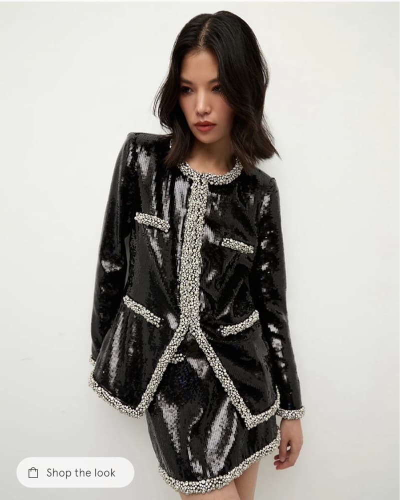 VB X Poppy Delevigne Sequin Mini - Image 6