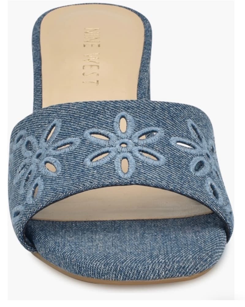 Denim Block Heel  - Image 3