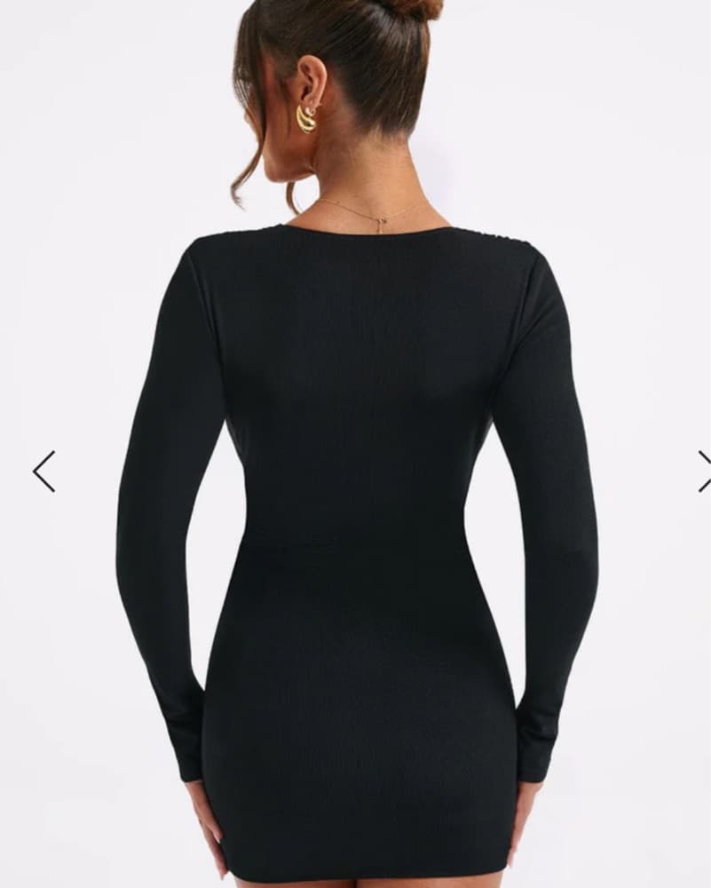 Low Cut Mini Dress - Image 2
