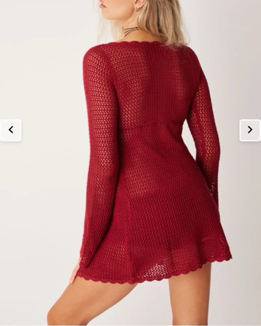 Frankies Collette Crochet Tunic/Shorts - Image 2