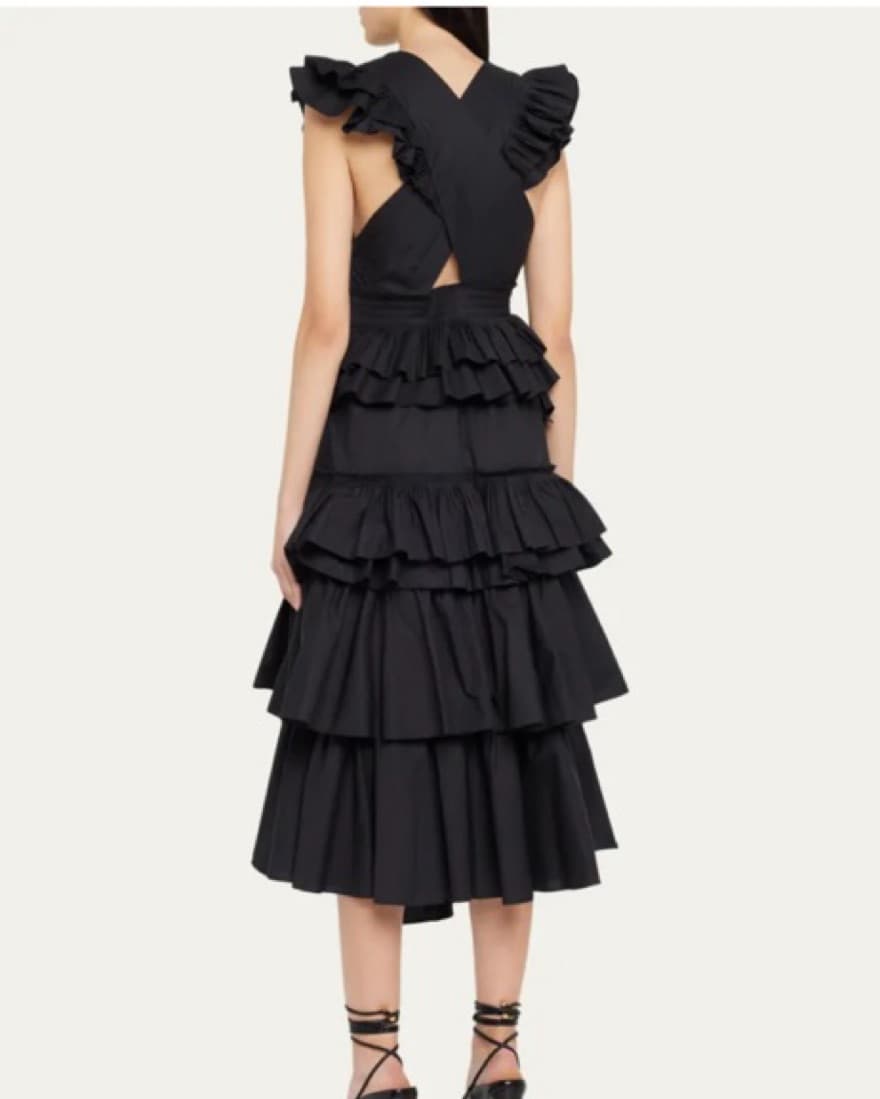 Ulla Johnson Aurore Tiered Ruffle Dress - Image 3