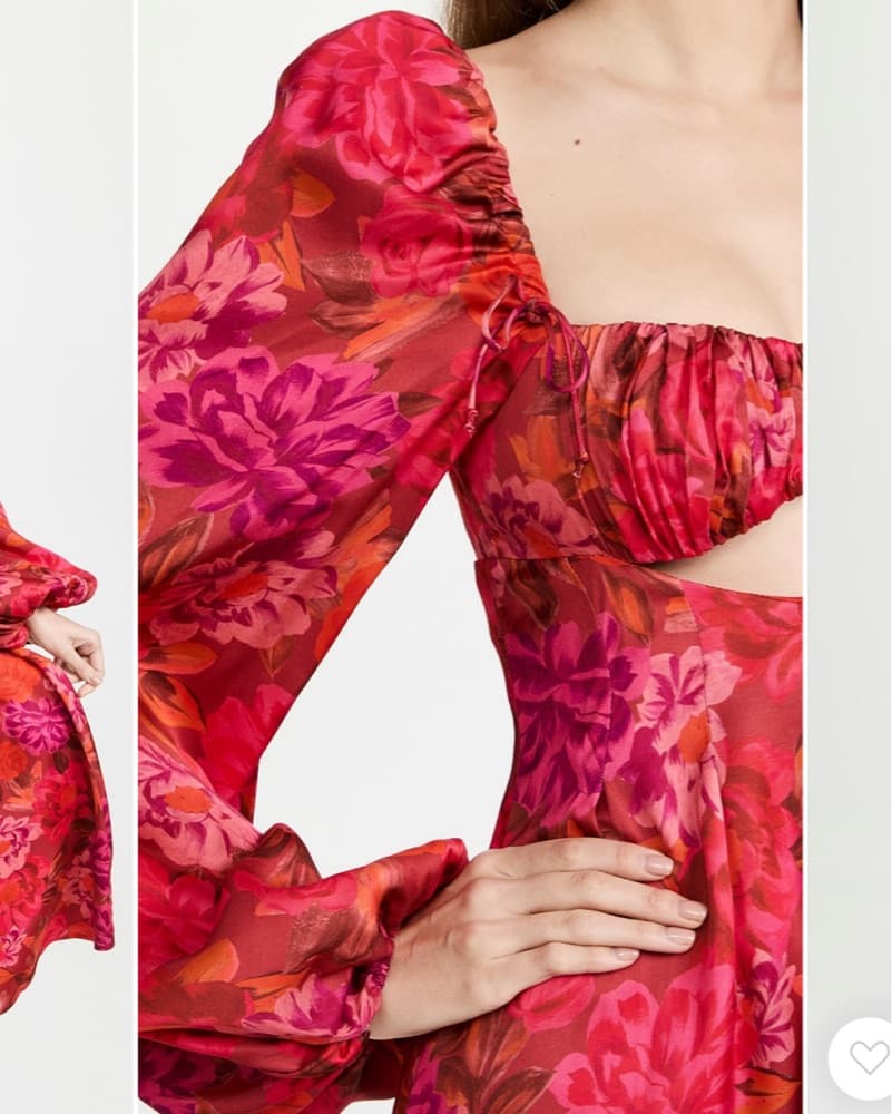For Love & Lemons Nikki Midi Dress - Image 2
