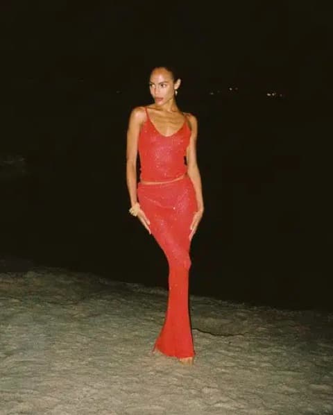 ASTA Resort Carolina Set In Red  - Image 1